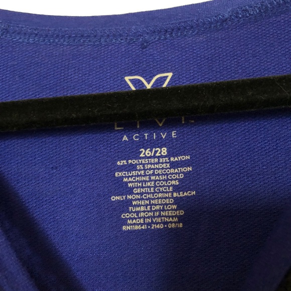 Mesh Detail Bell Sleeve Active Top - Picture 3 of 6